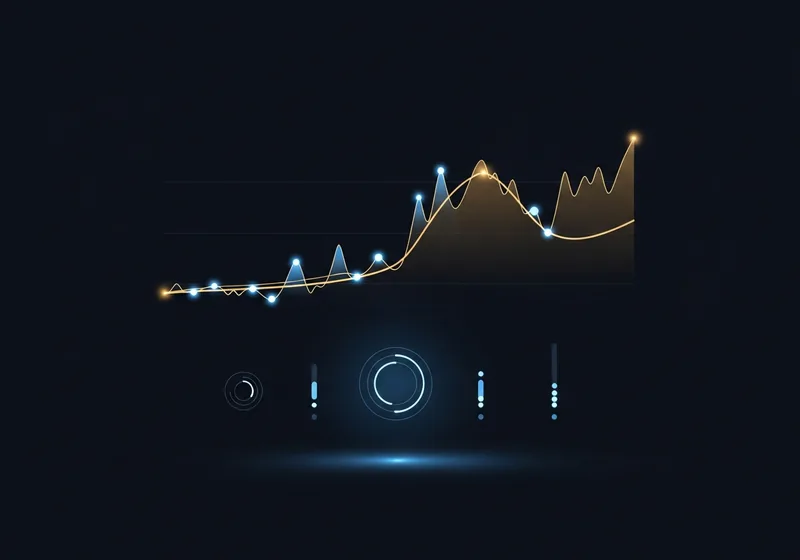 VelnoxAI Trade AI-powered market signals interface featuring a live trend chart, real-time data feeds and confidence indicators